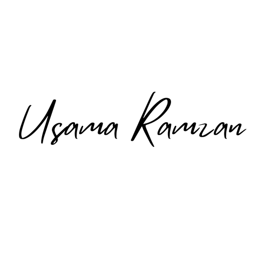 Usama Ramzan signature logo