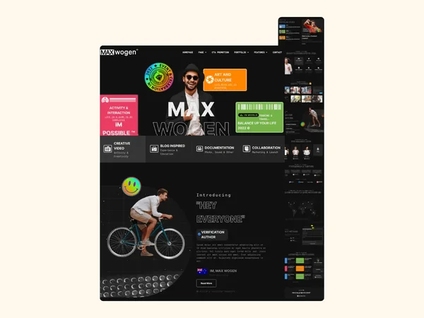 MAXWOGEN website development overview