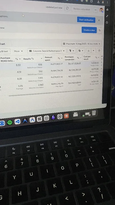 Meta Ads account report screenshot (01)