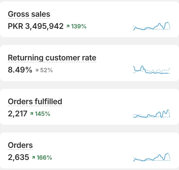 Shopify store performance dashboard screenshot (04)